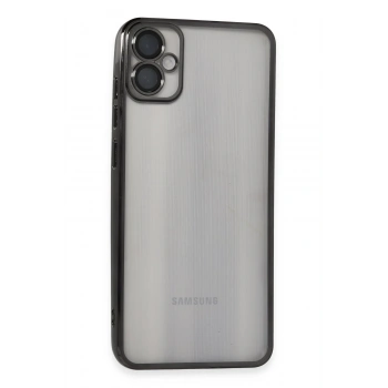 Mey İthalat®  Samsung Galaxy A05 Kılıf  Lensli Silikon - Siyah