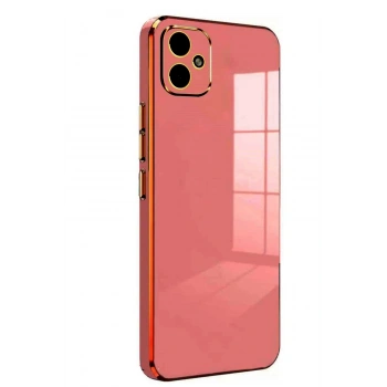 Mey İthalat®  Samsung Galaxy A05 Kılıf Volet Silikon - Kırmızı