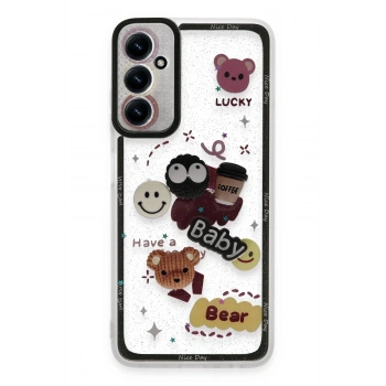Mey İthalat®  Samsung Galaxy A05S Kılıf Sweet Desenli Silikon Kapak - Sarı
