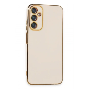 Mey İthalat®  Samsung Galaxy A05S Kılıf Volet Silikon - Beyaz
