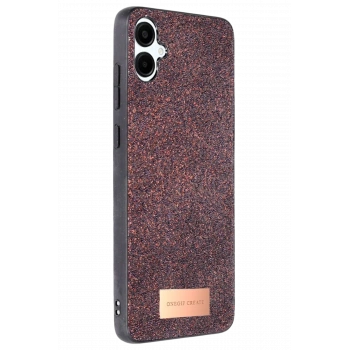 Mey İthalat®  Samsung Galaxy A06 Bright Simli Kapak - Derin Mor
