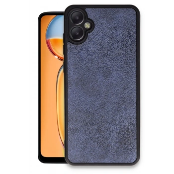 Mey İthalat®  Samsung Galaxy A06 Kılıf Aras Deri Kapak - Lacivert