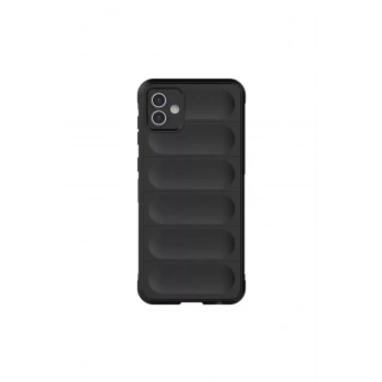 Mey İthalat®  Samsung Galaxy A06 Kılıf Optimum Silikon - Siyah
