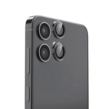 Mey İthalat®  Samsung Galaxy A06 Raze Metal Kamera Lens - Siyah