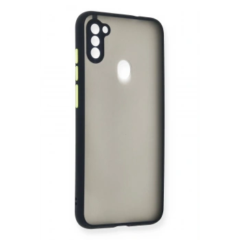 Mey İthalat®  Samsung Galaxy A11 Kılıf Montreal Silikon Kapak - Lacivert