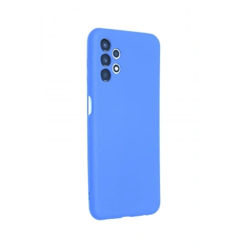 Mey İthalat®  Samsung Galaxy A13 4G Kılıf First Silikon - Mavi