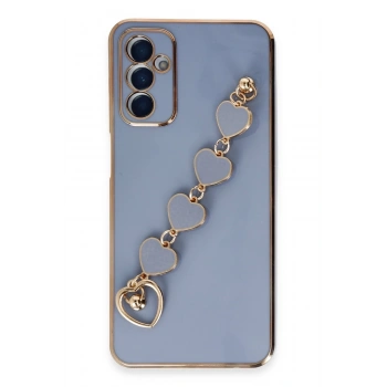 Mey İthalat®  Samsung Galaxy A14 4G Kılıf Esila Silikon - Gri