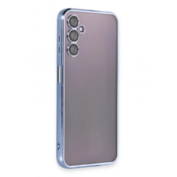 Mey İthalat®  Samsung Galaxy A14 4G Kılıf  Lensli Silikon - Açık Mavi