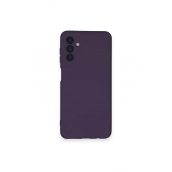 Mey İthalat®  Samsung Galaxy A14 4G Kılıf Nano içi Kadife Silikon - Mor