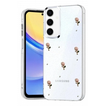 Mey İthalat®  Samsung Galaxy A15 4G Fiyonk Desenli Kapak - Desen 6