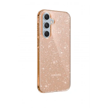 Mey İthalat®  Samsung Galaxy A15 4G Kılıf Glow Kapak - Turuncu