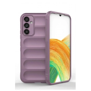 Mey İthalat®  Samsung Galaxy A15 4G Kılıf Optimum Silikon - Mor