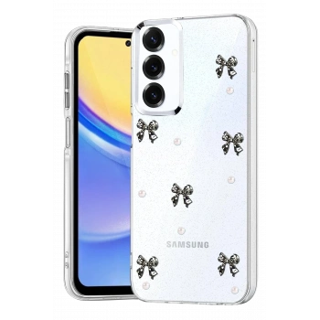 Mey İthalat®  Samsung Galaxy A16 5G Fiyonk Desenli Kapak - Desen 8