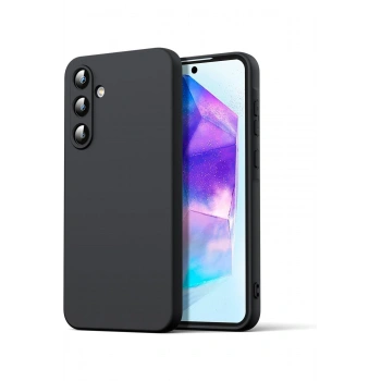 Mey İthalat®  Samsung Galaxy A16 5G Kılıf Nano içi Kadife Silikon - Siyah