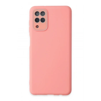 Mey İthalat®  Samsung Galaxy A22 Kılıf Lansman Glass Kapak - Pembe