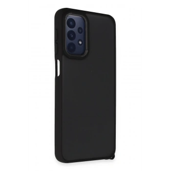 Mey İthalat®  Samsung Galaxy A23 4G Kılıf Elegant Kapak - Siyah