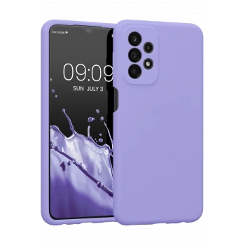 Mey İthalat®  Samsung Galaxy A23 4G Kılıf First Silikon - Lila