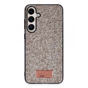 Mey İthalat®  Samsung Galaxy A25 5G Bright Simli Kapak - Gold