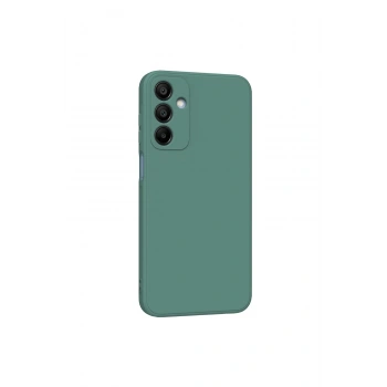 Mey İthalat®  Samsung Galaxy A25 5G Kılıf First Silikon - Koyu Yeşil