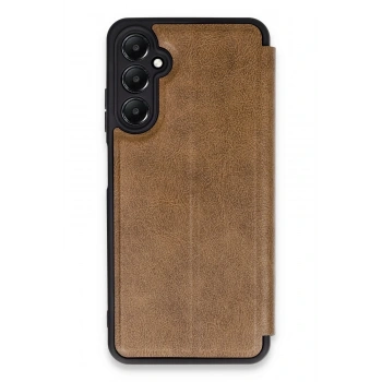 Mey İthalat®  Samsung Galaxy A25 5G Kılıf Flip Cover - Taba