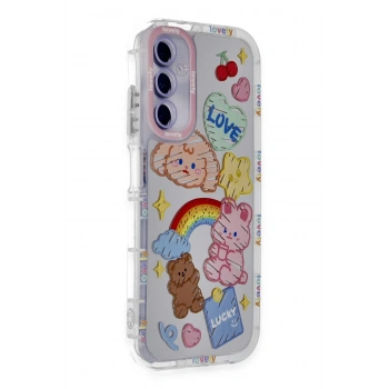 Mey İthalat®  Samsung Galaxy A25 5G Kılıf Reflexion Desenli Kapak - Desen 4