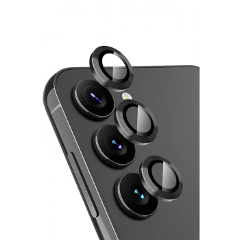 Mey İthalat®  Samsung Galaxy A25 5G Valdez Metal Kamera Lens - Siyah