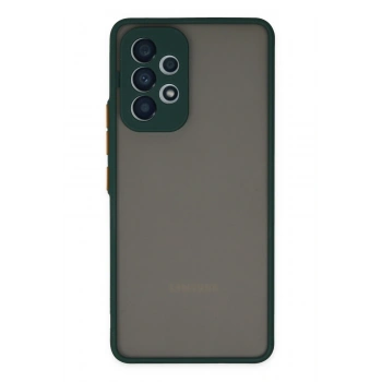 Mey İthalat®  Samsung Galaxy A33 5G Kılıf Montreal Silikon Kapak - Yeşil