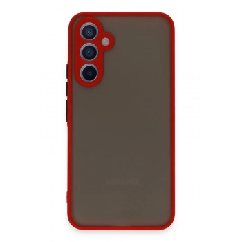 Mey İthalat®  Samsung Galaxy A34 5G Kılıf Montreal Silikon Kapak - Kırmızı