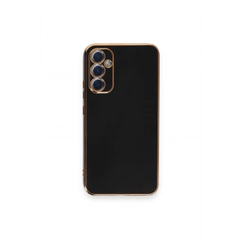 Mey İthalat®  Samsung Galaxy A34 5G Kılıf Volet Silikon - Siyah