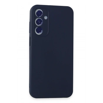 Mey İthalat®  Samsung Galaxy A35 5G Kılıf First Silikon - Lacivert