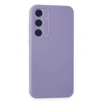 Mey İthalat®  Samsung Galaxy A35 5G Kılıf First Silikon - Lila