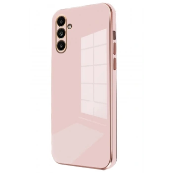 Mey İthalat®  Samsung Galaxy A35 5G Kılıf Volet Silikon - Pembe