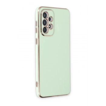 Mey İthalat®  Samsung Galaxy A53 5G Kılıf Volet Silikon - Açık Yeşil