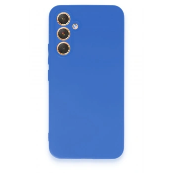 Mey İthalat® Samsung Galaxy A54 5G Kılıf First Silikon - Mavi
