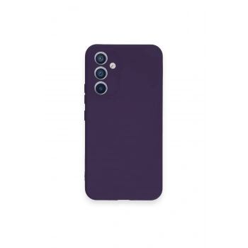Mey İthalat®  Samsung Galaxy A54 5G Kılıf Nano içi Kadife Silikon - Mor