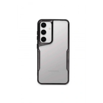 Mey İthalat®  Samsung Galaxy A55 5G Kılıf Boyi Silikon Kapak - Siyah