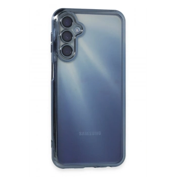 Mey İthalat® Samsung Galaxy A55 5G Kılıf Lensli Silikon - Açık Mavi