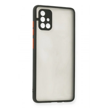 Mey İthalat®  Samsung Galaxy A71 Kılıf Montreal Silikon Kapak - Siyah