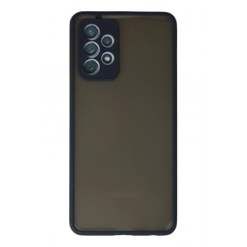Mey İthalat®  Samsung Galaxy A72 Kılıf Montreal Silikon Kapak - Lacivert