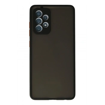 Mey İthalat®  Samsung Galaxy A72 Kılıf Montreal Silikon Kapak - Siyah