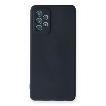 Mey İthalat®  Samsung Galaxy A72 Kılıf Nano içi Kadife Silikon - Lacivert
