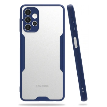 Mey İthalat®  Samsung Galaxy A72 Kılıf Platin Silikon - Lacivert