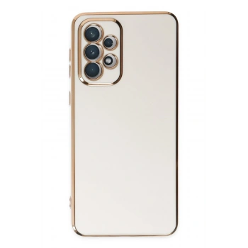 Mey İthalat® Samsung Galaxy A73 5G Kılıf Volet Silikon - Beyaz