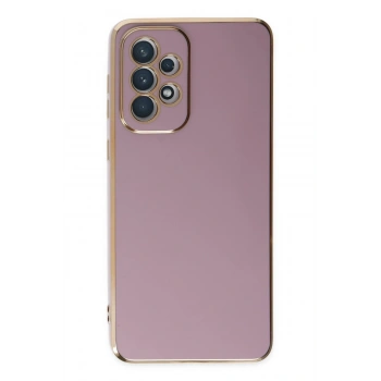 Mey İthalat®  Samsung Galaxy A73 5G Kılıf Volet Silikon - Mor