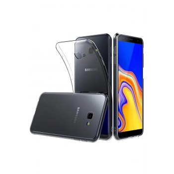 Mey İthalat® Samsung Galaxy J4 Plus Kılıf Lüx Şeffaf Silikon