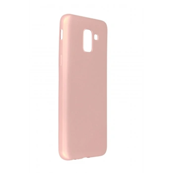 Mey İthalat®  Samsung Galaxy J6 Kılıf First Silikon - Rose Gold