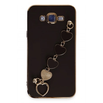 Mey İthalat®  Samsung Galaxy J7 Kılıf Esila Silikon - Siyah