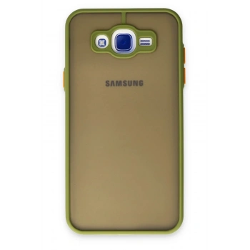 Mey İthalat®  Samsung Galaxy J7 Kılıf Montreal Silikon Kapak - Açık Yeşil