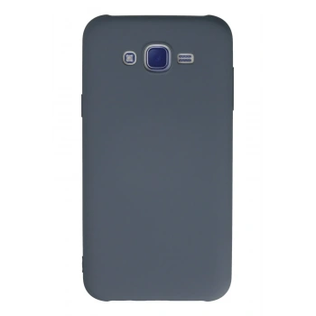 Mey İthalat®  Samsung Galaxy J7 Kılıf Nano içi Kadife Silikon - Gri