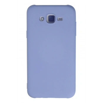 Mey İthalat®  Samsung Galaxy J7 Kılıf Nano içi Kadife Silikon - Lila